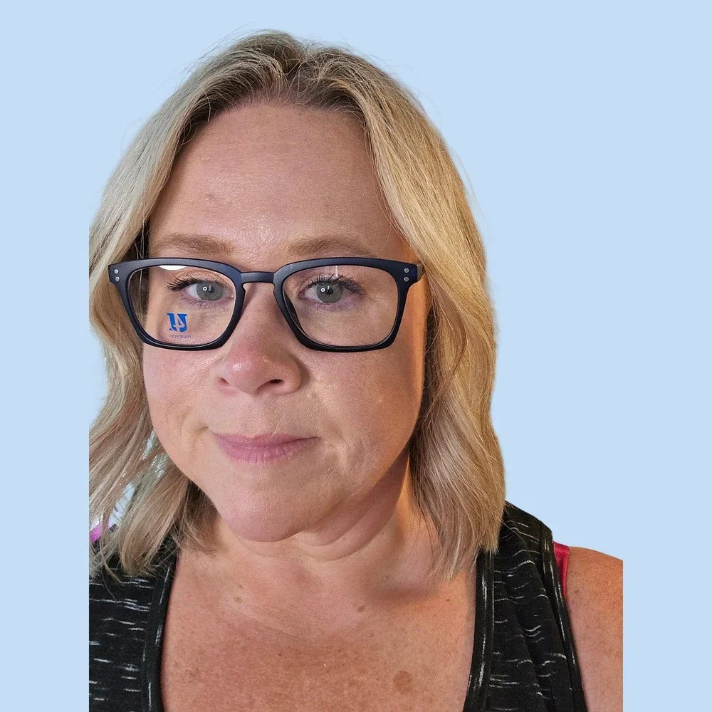 Four You U219 Navy Blue Square Eyeglass Frames 52-16-145 Womens Mens Glasses